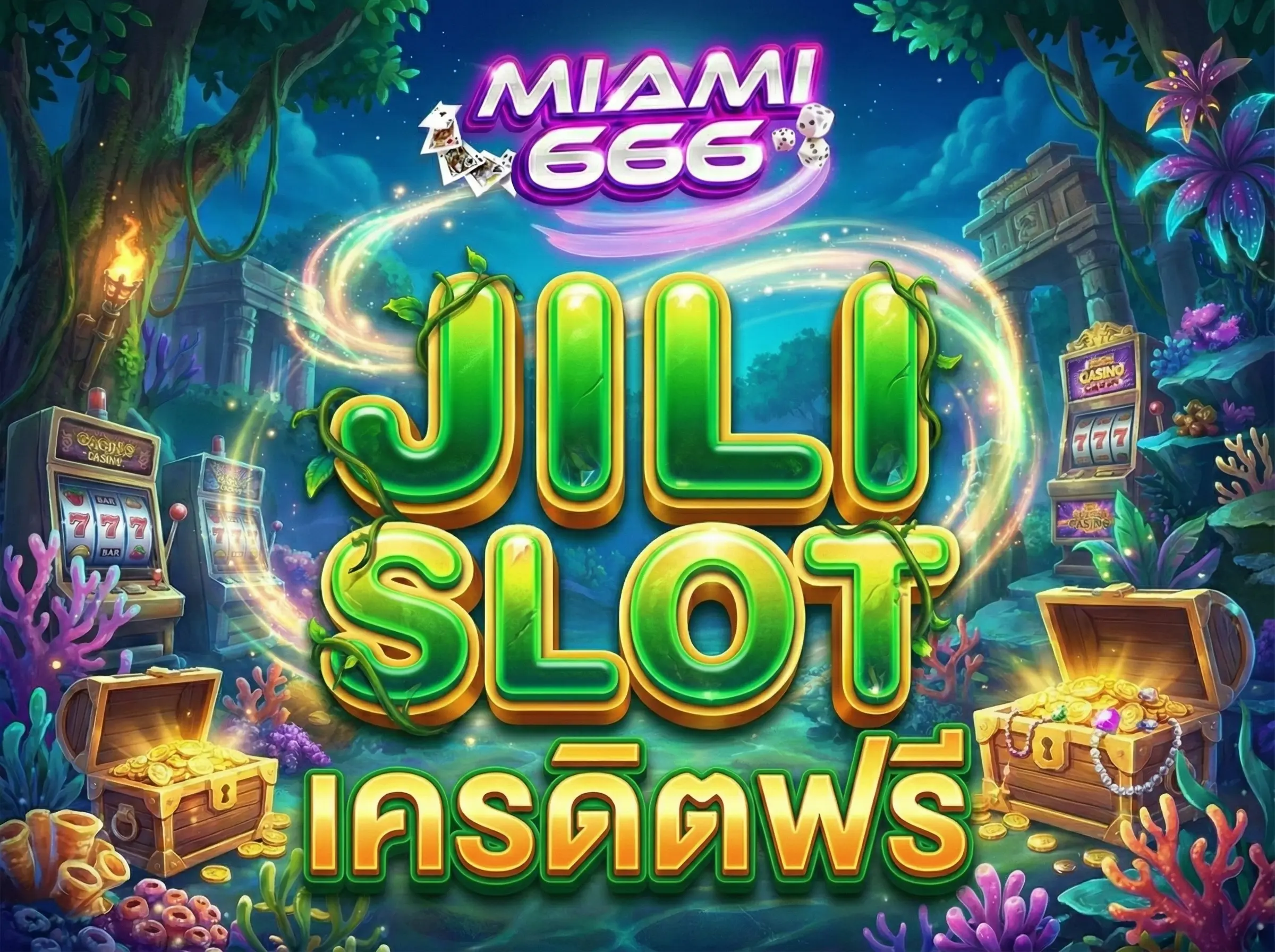 jili slot เครดิตฟรี แจกจริงไม่ต้องฝากก่อน กดรับเองได้ที่ Miami666