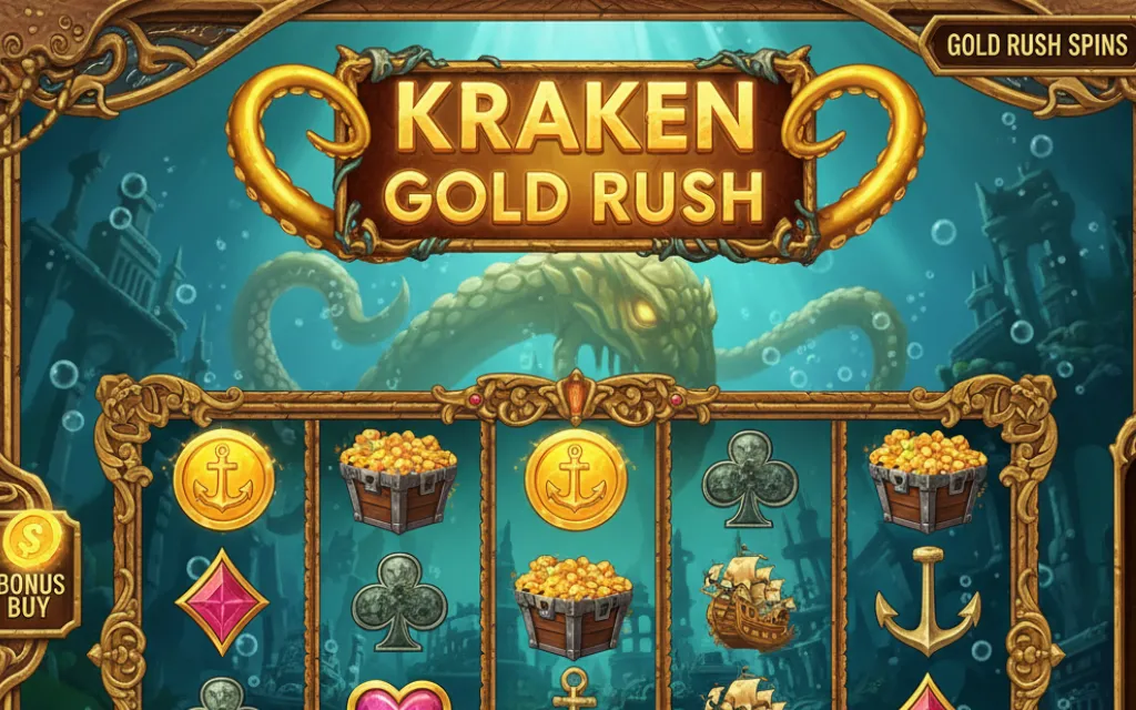 Kraken Gold Rush เกมใหม่ค่าย PG สล็อตมาใหม่ 2025 (2)