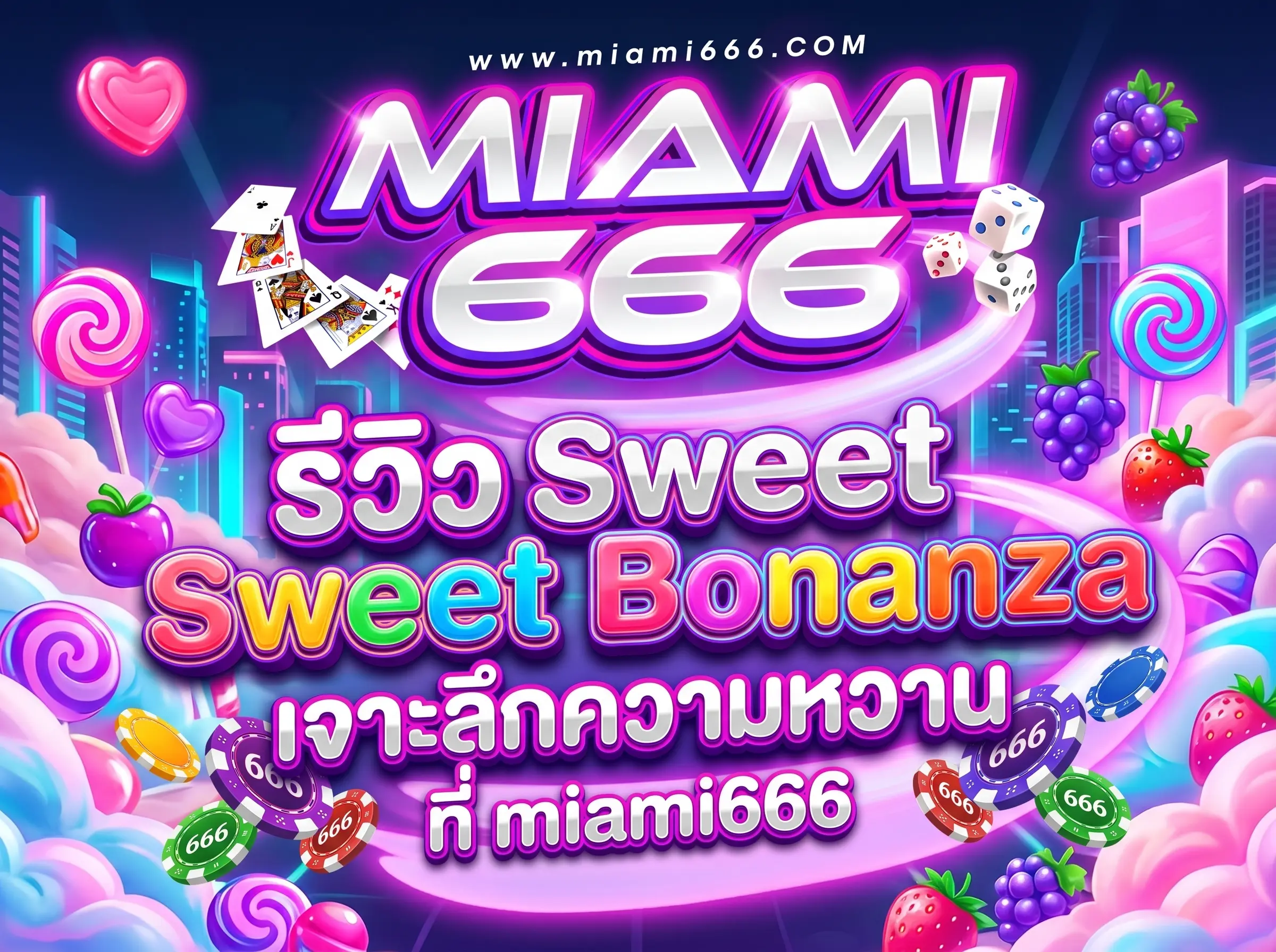 รีวิว Sweet Bonanza เจาะลึกความหวาน ที่ miami666
