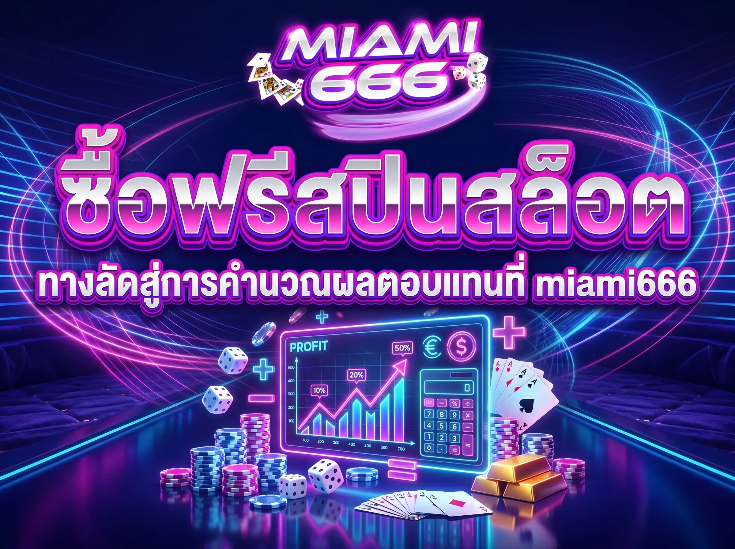 ซื้อฟรีสปินสล็อต ทางลัดสู่การคำนวณผลตอบแทนที่ miami666